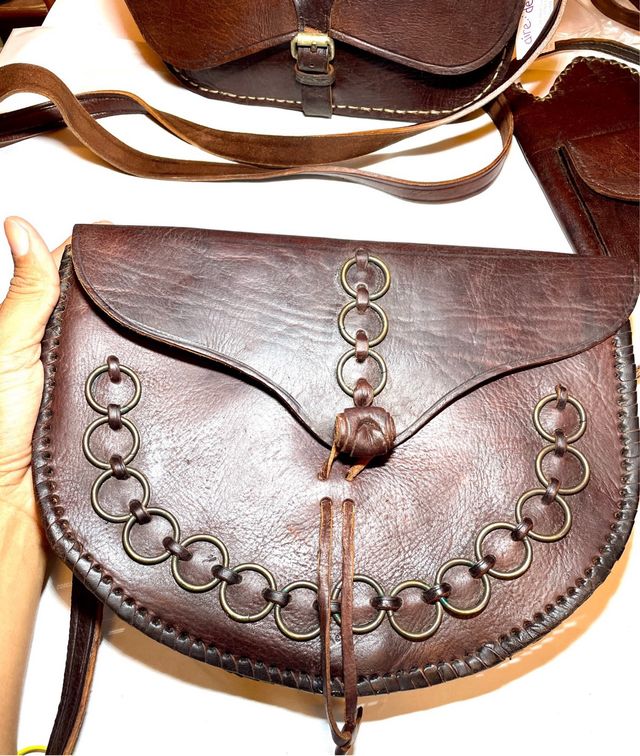 Bolso de piel natural