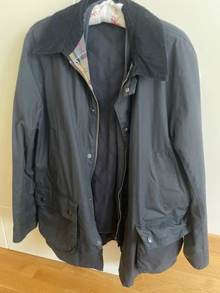 Chaqueta Barbour azul marino de hombre