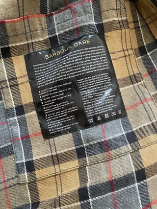 Chaqueta Barbour azul marino de hombre