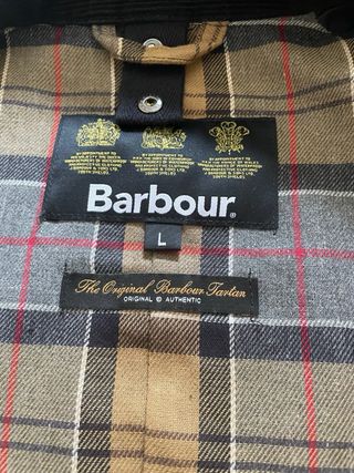 Chaqueta Barbour azul marino de hombre