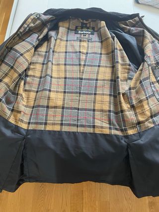 Chaqueta Barbour azul marino de hombre