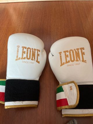 Guantes de Boxeo Leone Blancos