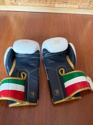 Guantes de Boxeo Leone Blancos