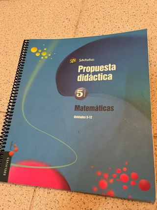 propuesta didáctica mates 5 primaria temas 0-4