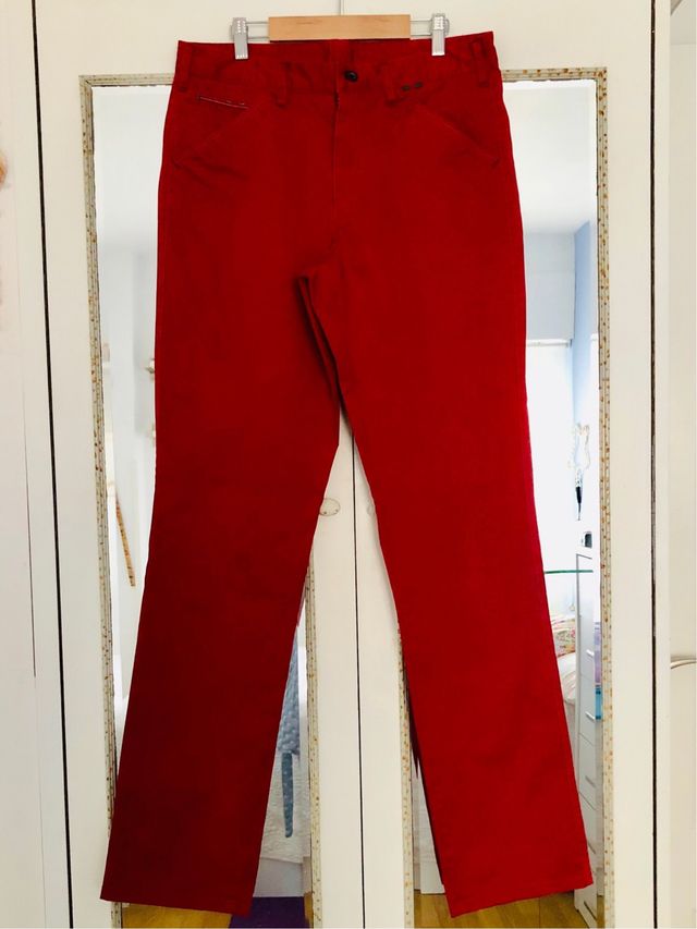Pantalón Tejido Egipcio Rojo