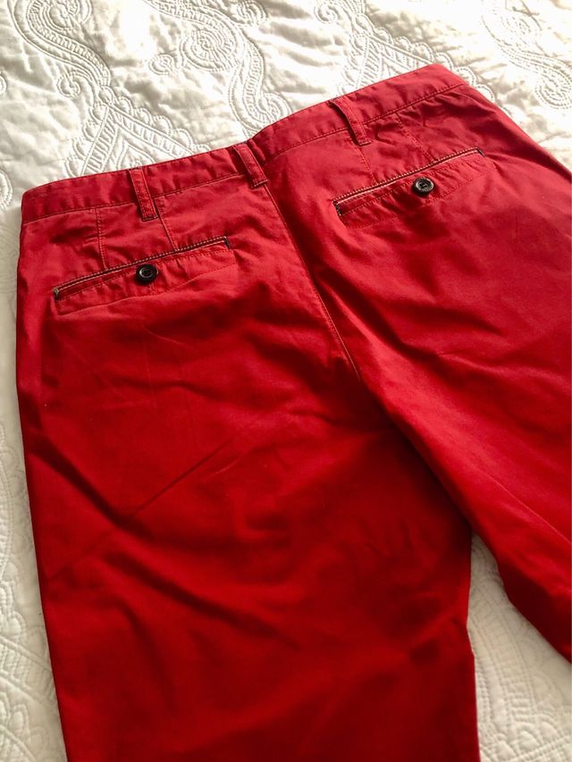 Pantalón Tejido Egipcio Rojo