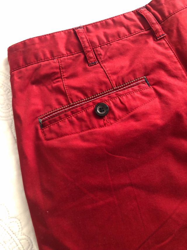 Pantalón Tejido Egipcio Rojo