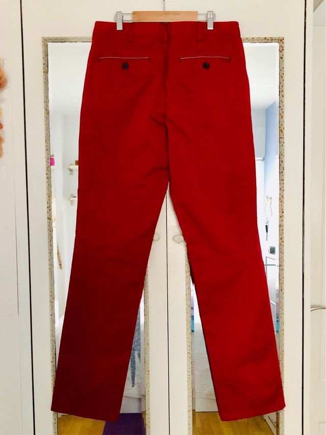 Pantalón Tejido Egipcio Rojo