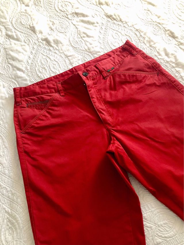 Pantalón Tejido Egipcio Rojo