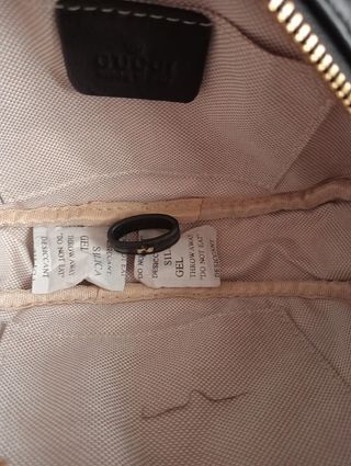 Bolso Gucci Negro y Dorado