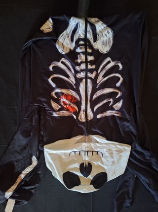 Mono pijama esqueleto Halloween