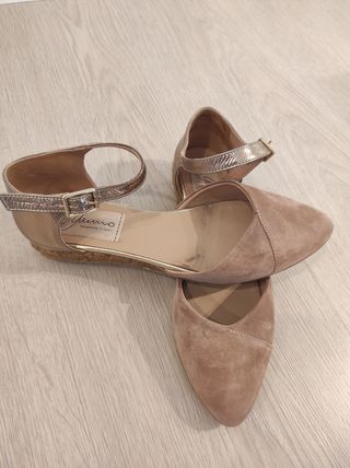 Sandalias Gaimo rosa palo/oro Talla 38