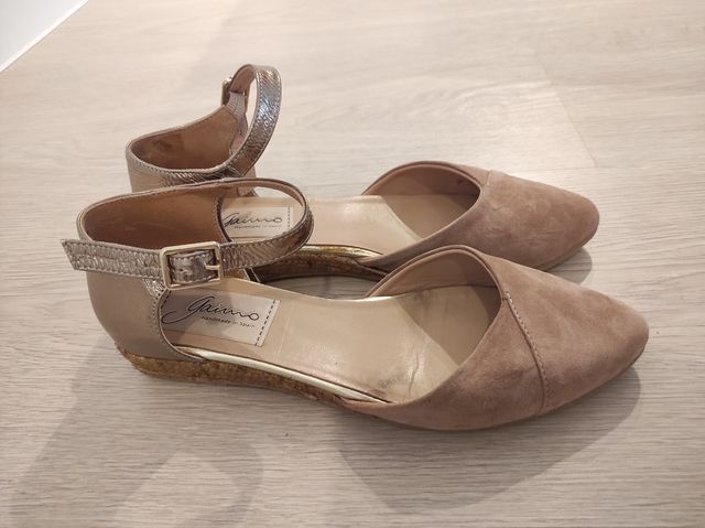 Sandalias Gaimo rosa palo/oro Talla 38