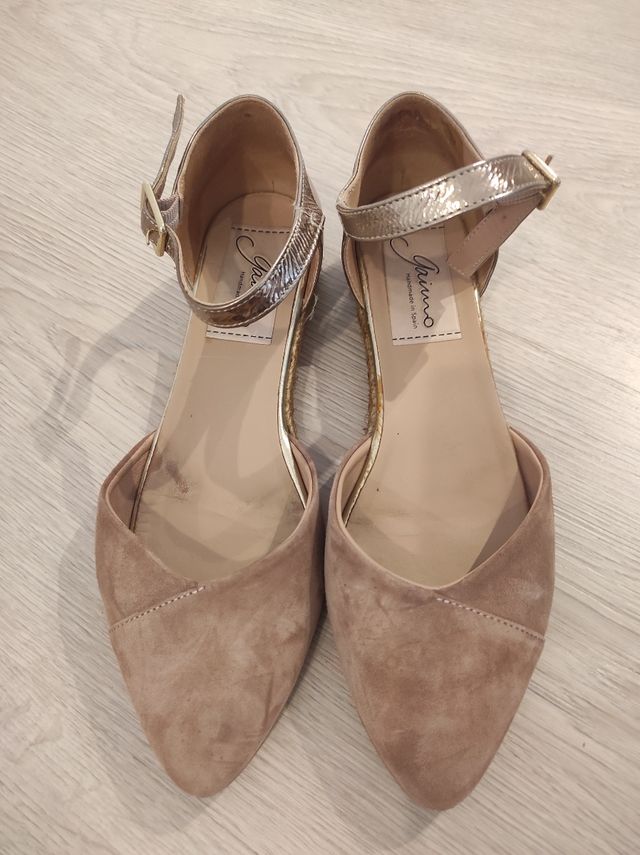 Sandalias Gaimo rosa palo/oro Talla 38