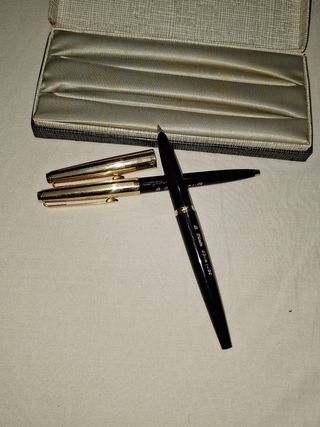 Estuche Parker Pluma y Bolígrafo, 1/10 12k. GF.