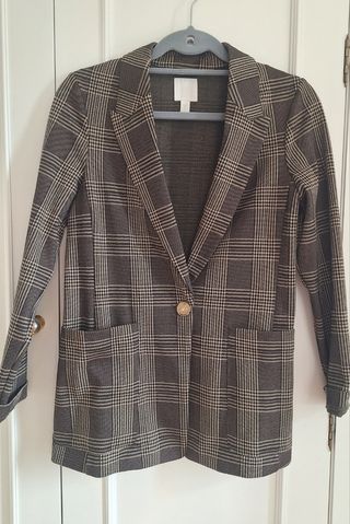 Blazer H&M Príncipe de Gales