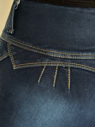 Pantalón vaquero Rogss azul talle alto
