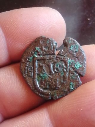 2 Monedas Maravedí Españolas Antiguas