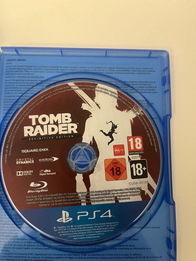 Tomb Raider Definitive Edition PS4