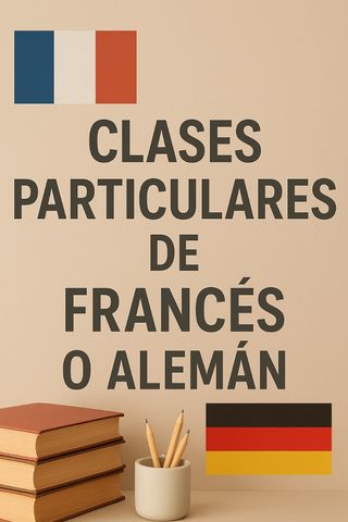 Clases particulares de francés y alemán