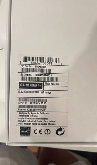 MacBook Air 13” 512GB Plata