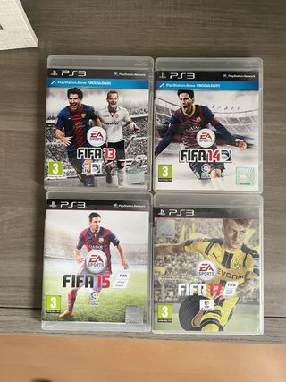 Lote 4 Juegos FIFA PS3