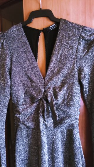 Mono gris plata talla S