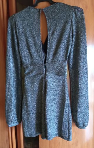 Mono gris plata talla S