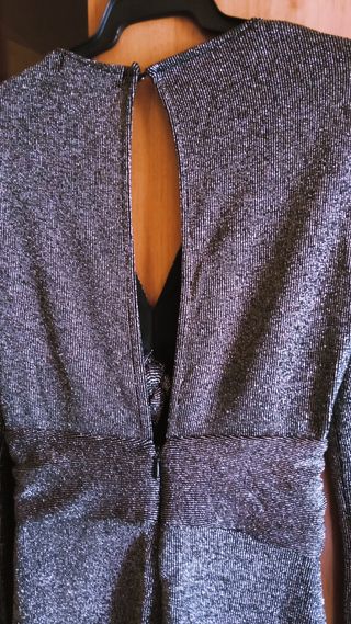 Mono gris plata talla S