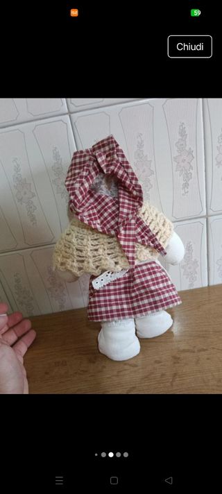 Bambola artigianale nonna