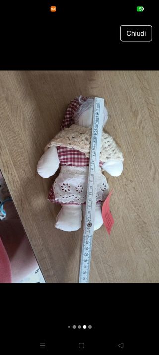 Bambola artigianale nonna