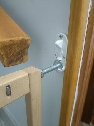 Barrera de seguridad madera escaleras