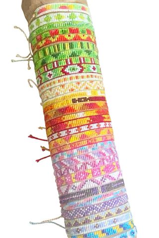Pulsera Miyuki hecha a mano
