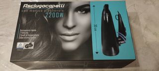 Asciugacapelli 2200W con manico pieghevole