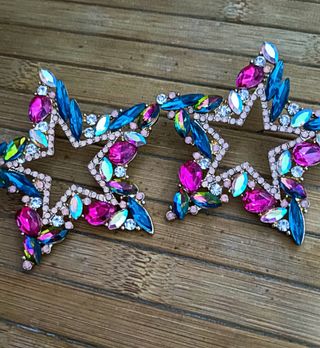 Pendientes Estrella con Piedras