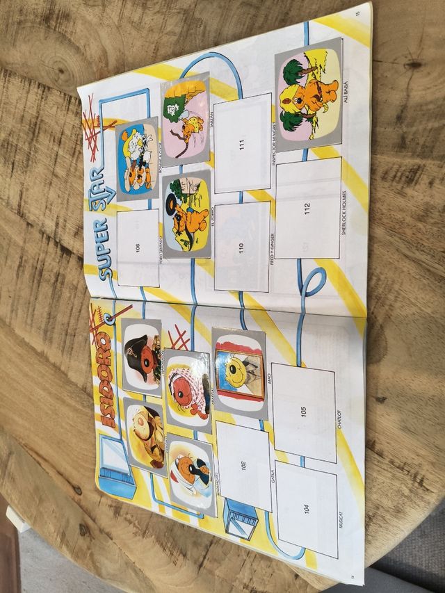 Album Cromos Isidoro y Sonia Aston