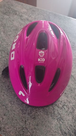 Casco Bici Niña Rosa Kid Edition