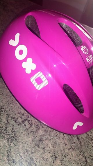 Casco Bici Niña Rosa Kid Edition