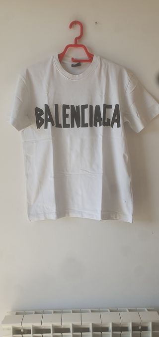 Maglietta Balenciaga bianca.