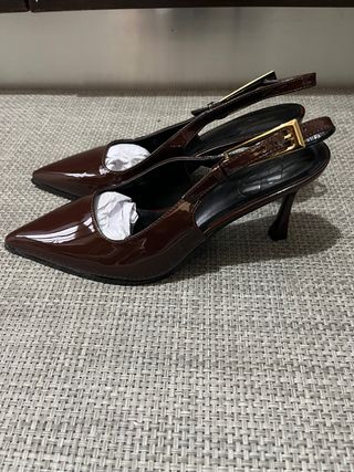 Scarpe Slingback Eleganti Tacco 38