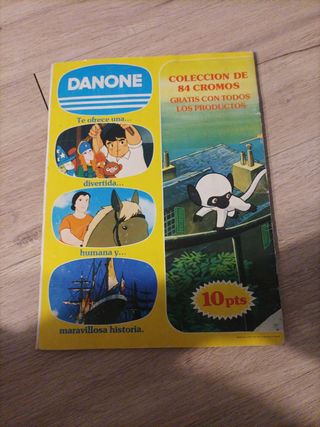 Álbum cromos Marco los Apeninos a los Andes Danone