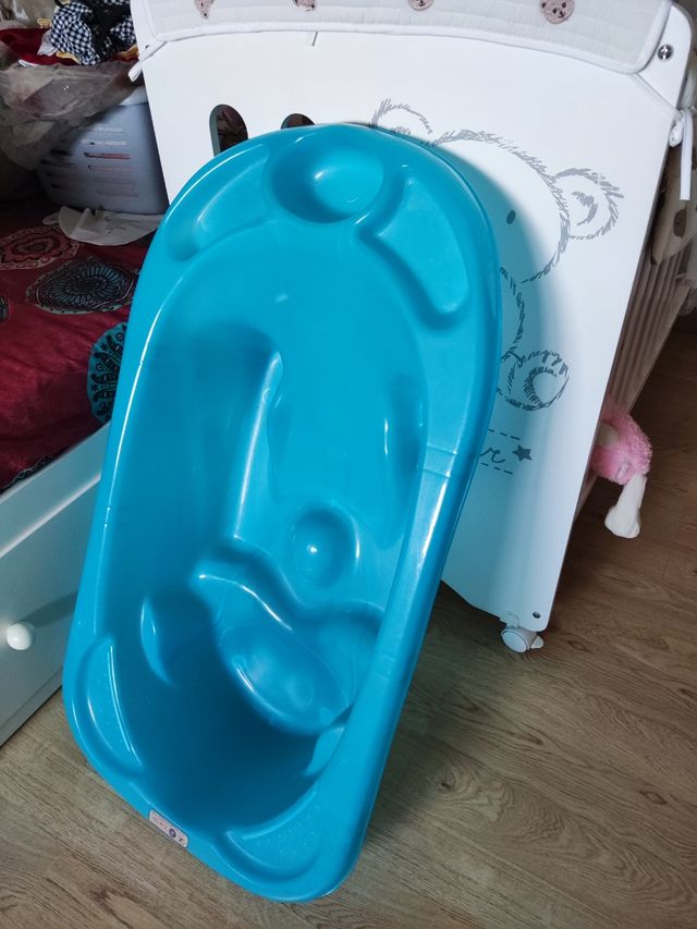 Bañera bebé azul
