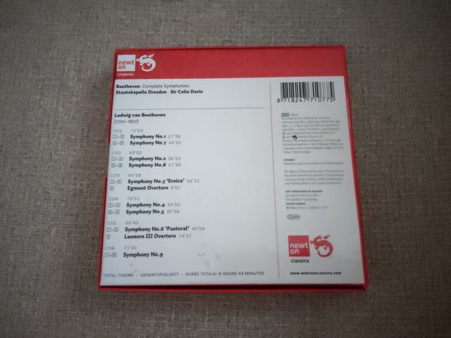Beethoven: Las 9 Sinfonías - CD Set