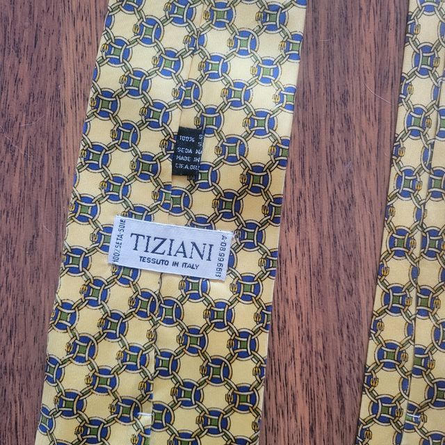 Corbata Tiziani Amarilla