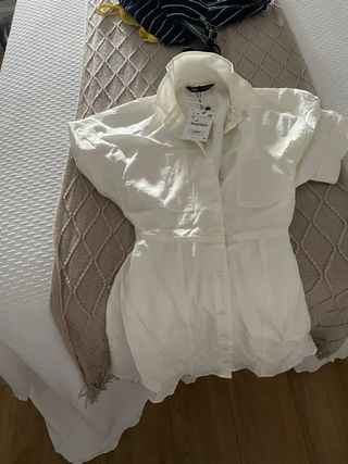 Vestido blanco ZARA