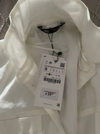 Vestido blanco ZARA