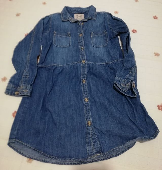 Vestido vaquero niña 7-8 años
