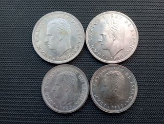 Lote 4 monedas Expo 82 España