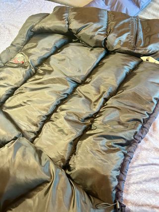 Chaqueta +8000 plumas y plumón gris y verde