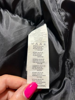 Chaqueta +8000 plumas y plumón gris y verde